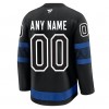Män Ishockey Toronto Maple Leafs tröja med eget tryck Fanatics Premium 2024-25 Svart Tredje